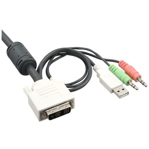 61613I, USB, USB, DVI-D, 1920 x 1200 Pixels, Bianco - Foto 1